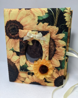 Beautiful Sunflower Photo Album, Flower Photo Album - Holds 100 4x6 Photos