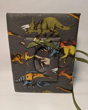 Custom Grey Dinosaur Photo Album