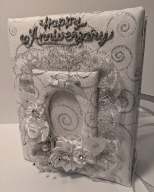 Happy Anniversary Photo Album, Holds 100 4x6 Photos, Handmade, Perfect UNIQUE Gift!