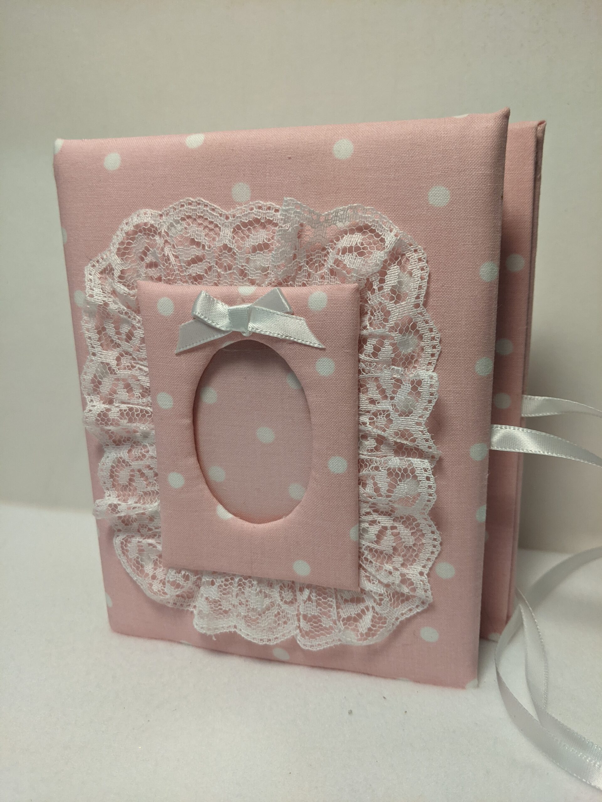 Baby Girl Pink Polka Dot Photo Album