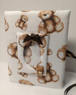 Teddy Bear Photo Album - Holds 100 4 x 6 Photos - 7 x 5 Album