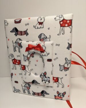 Custom Scotty Puppy Photo Album, Dog Photo Album, Holds 100 4x6 Photos - Handmade