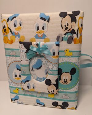 Baby Mickey Mouse Photo Album - Baby Mickey Mouse Brag Book - Handmade - Holds 100 4x6 photos