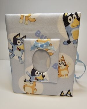 Baby Photo Album - Bluey Dog Photo Album - Holds 100 4x6 Photos - Personalize - Handmade