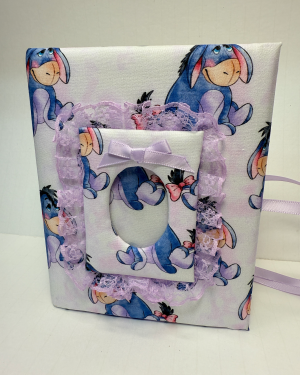 New!!! Eeyore Photo Album - Perfect Baby Gift! Holds 100 4x6 Photos - Handmade