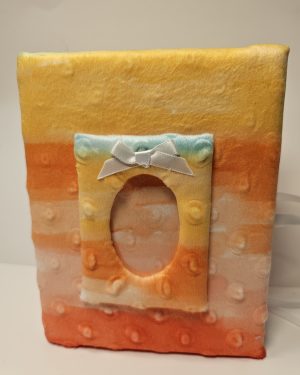 Super Soft Minky Multi-Color Photo Album - Holds 100 4x6 Photos - Handmade