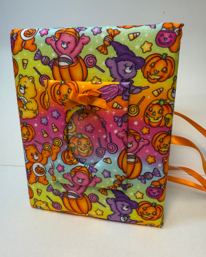 Custom Halloween Care Bear Small Photo Album - Personalize - Holds 100 4 x 6 Photos