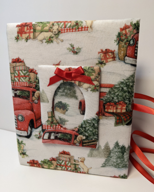 9 x 7 Christmas Presents w/Vintage Truck Photo Album for Braedyn