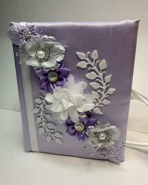 9 x 9 Lavender Satin Photo Album for Erica on Etsy