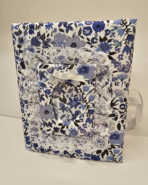 Large Blue Flowers Photo Album for Cecillia on Etsy