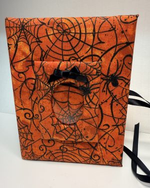 Halloween Metallic Spider Photo Album - Personalize - Holds 100 4 x 6 Photos